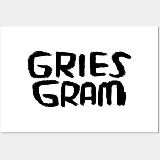 Grumpy, German, Gries Gram, Griesgram Posters and Art